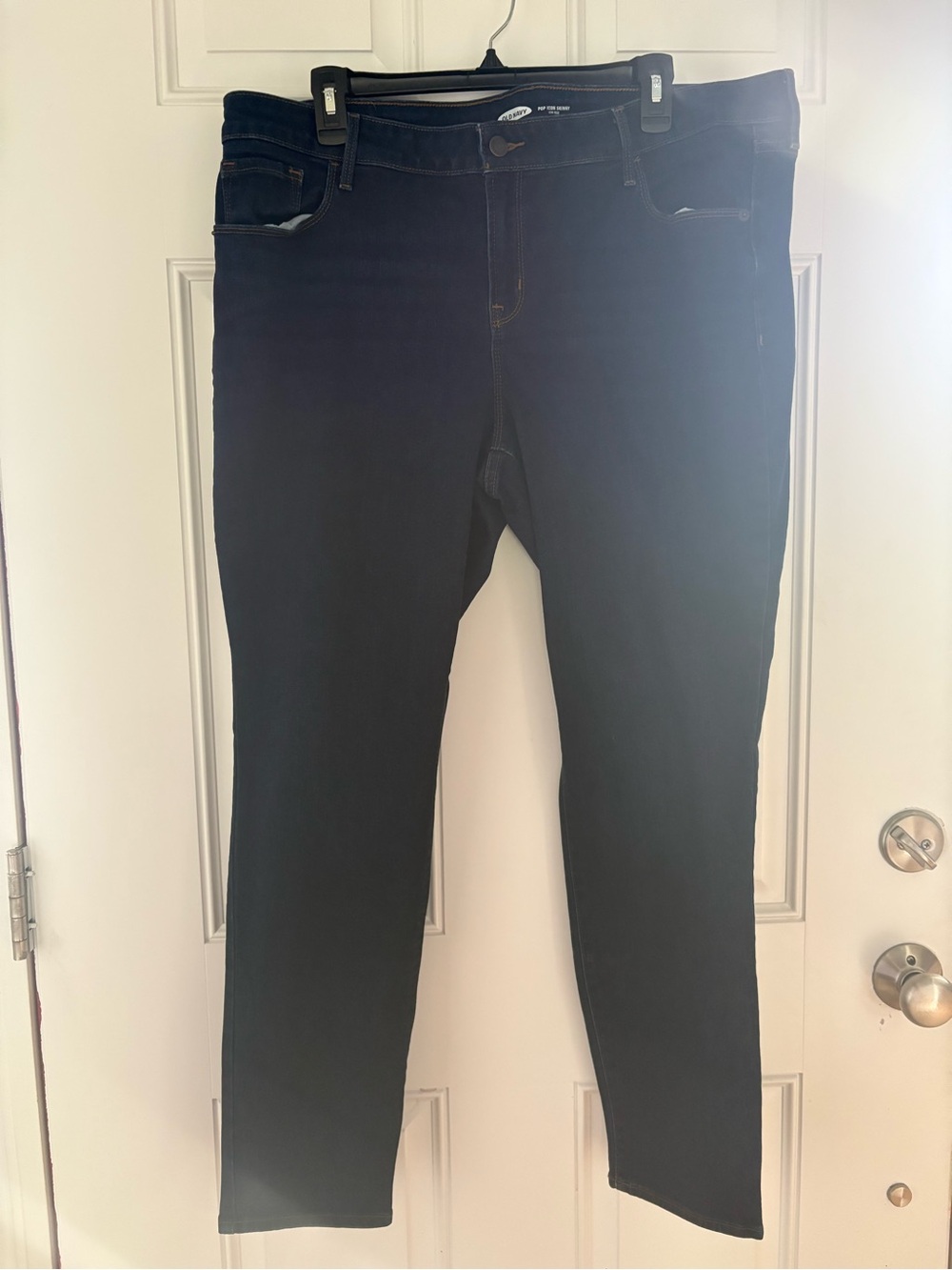 Old Navy Dark Blue Pop Icon Low Rise Skinny Jeans Wmns size 18